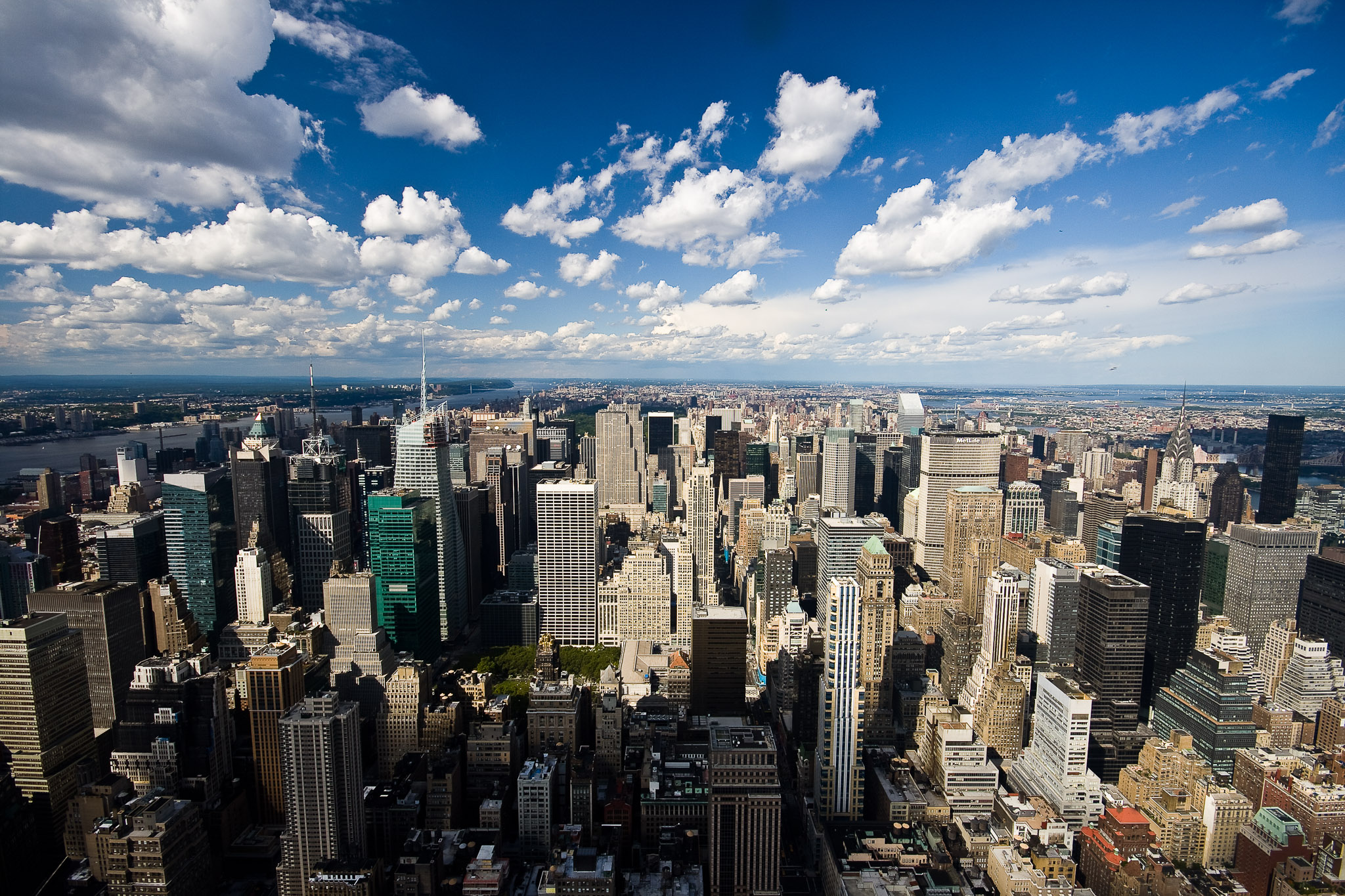 View from Empire State Building, NYC